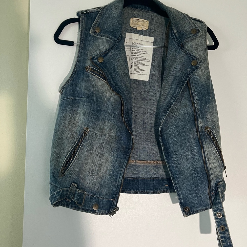 Current/Elliott Denim Vest